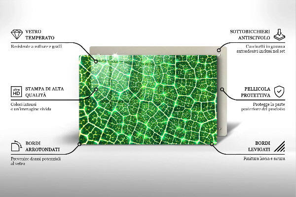 Chopping board Leaf structure