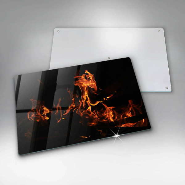 Chopping board Fire flame