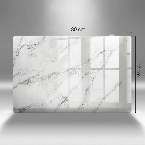 Chopping board glass Elegant marble texture