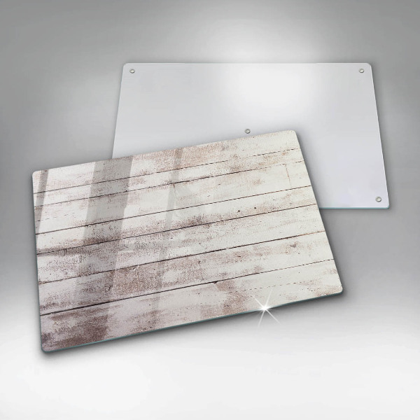 Chopping board glass Old wood boards