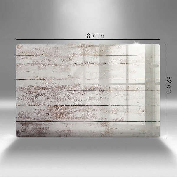 Chopping board glass Old wood boards