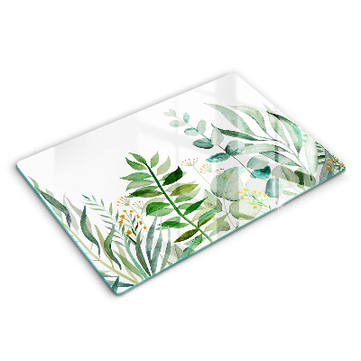 Chopping board Plant leaves illustration