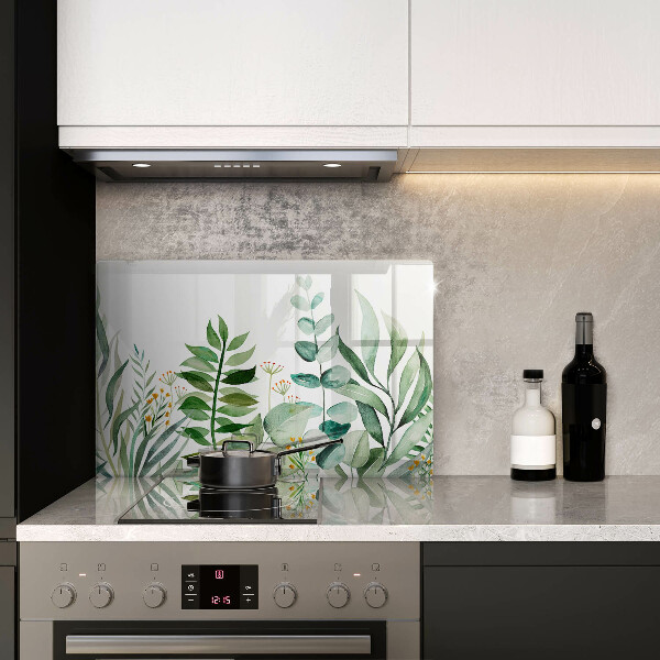 Chopping board Plant leaves illustration