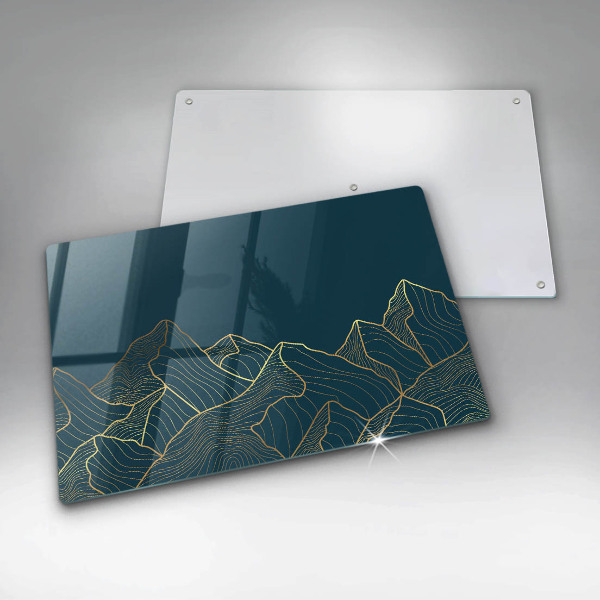 Chopping board Abstract mountains