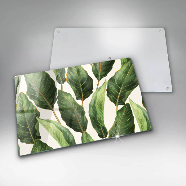 Chopping board Banana leaves