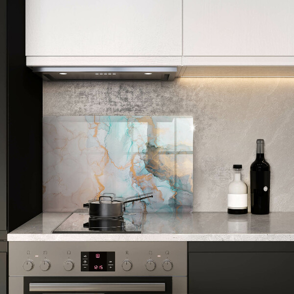 Chopping board glass Marble abstraction