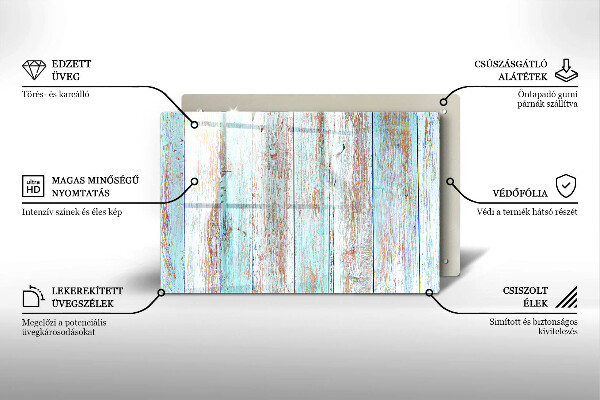 Chopping board glass Old vintage boards