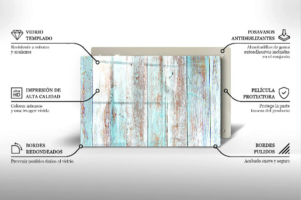 Chopping board glass Old vintage boards