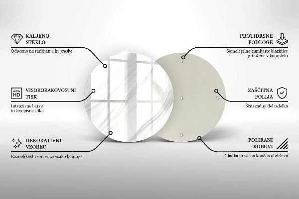 Kitchen worktop protector Delicate marble
