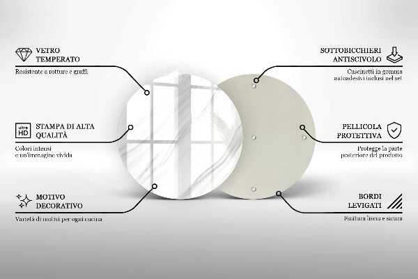 Kitchen worktop protector Delicate marble