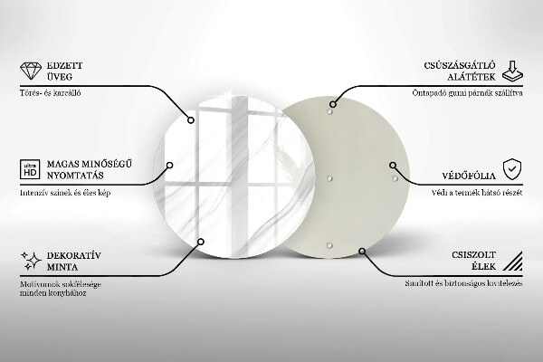 Kitchen worktop protector Delicate marble