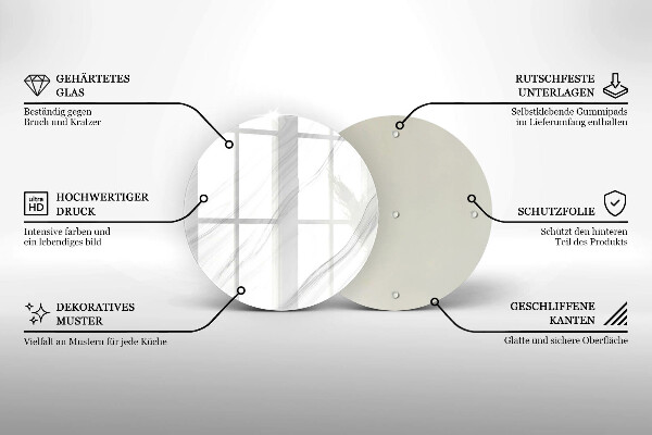 Kitchen worktop protector Delicate marble