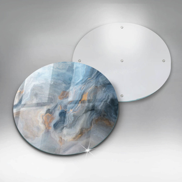 Chopping board glass Marble texture