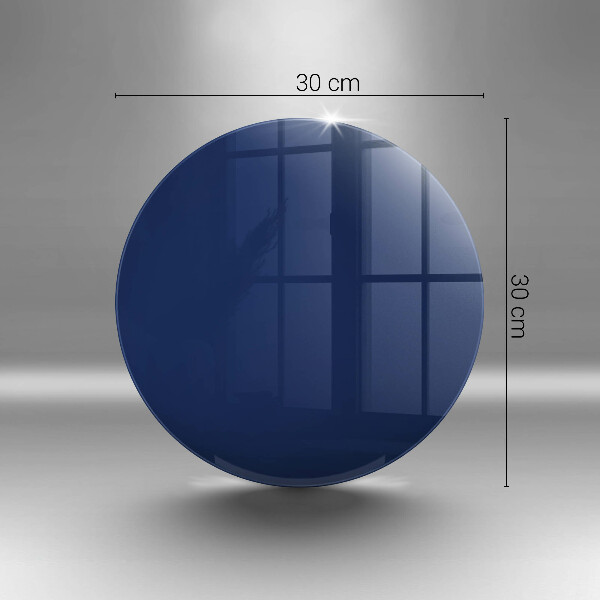 Chopping board glass Blue color