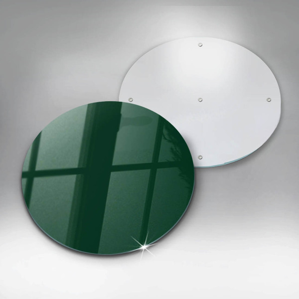 Chopping board glass Green color