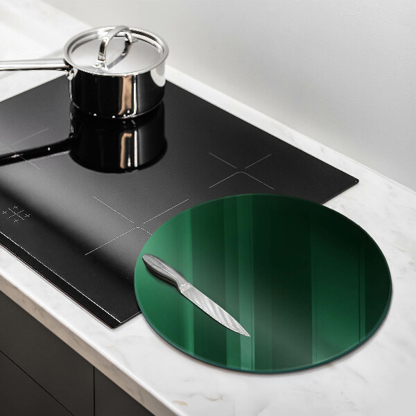 Chopping board glass Green color