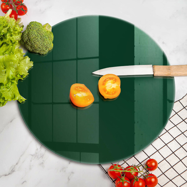 Chopping board glass Green color