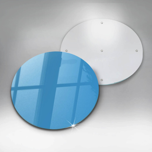 Chopping board glass Blue color