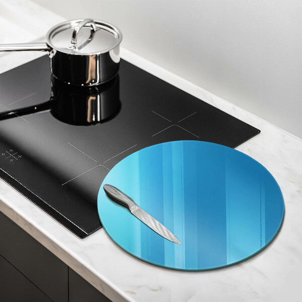Chopping board glass Blue color