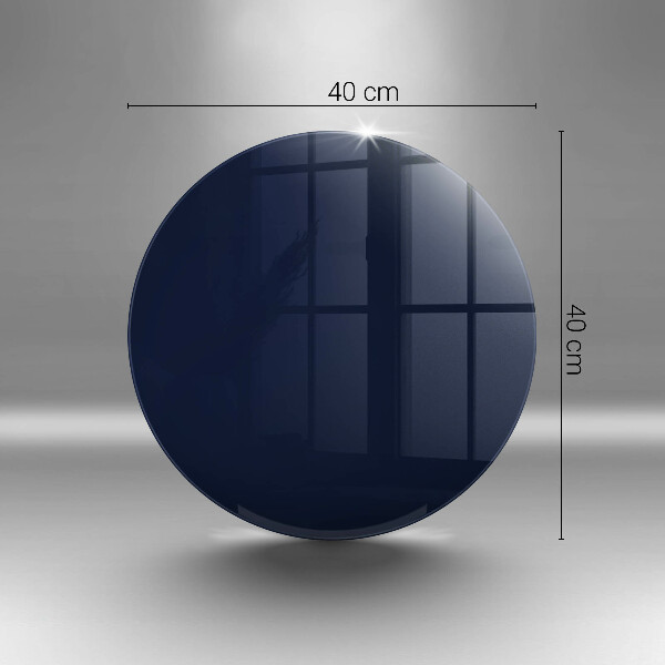 Chopping board glass Navy blue