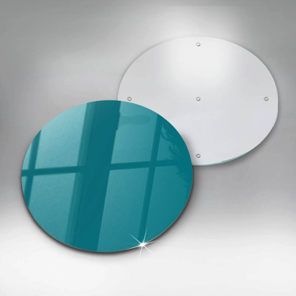 Chopping board glass Turquoise