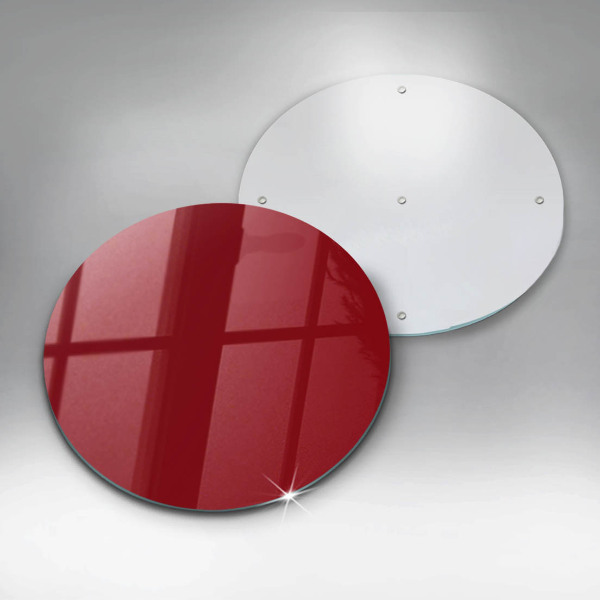 Chopping board glass Red colour