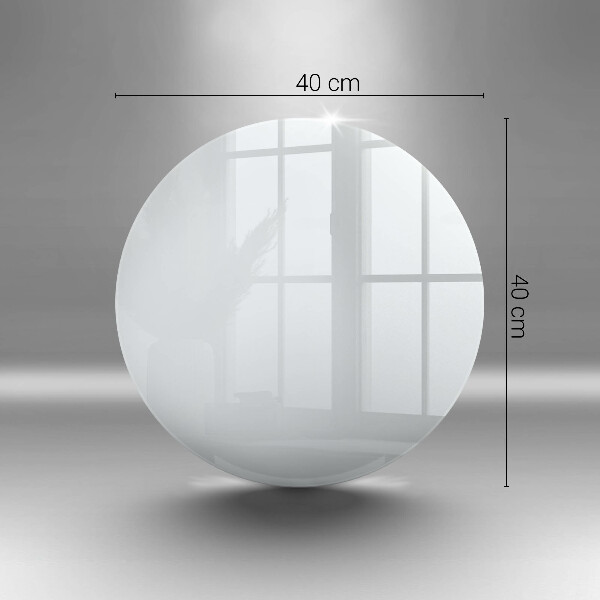 Chopping board glass White color