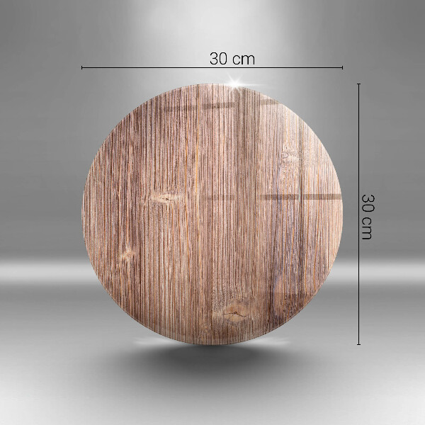 Glass worktop protector Natural wood