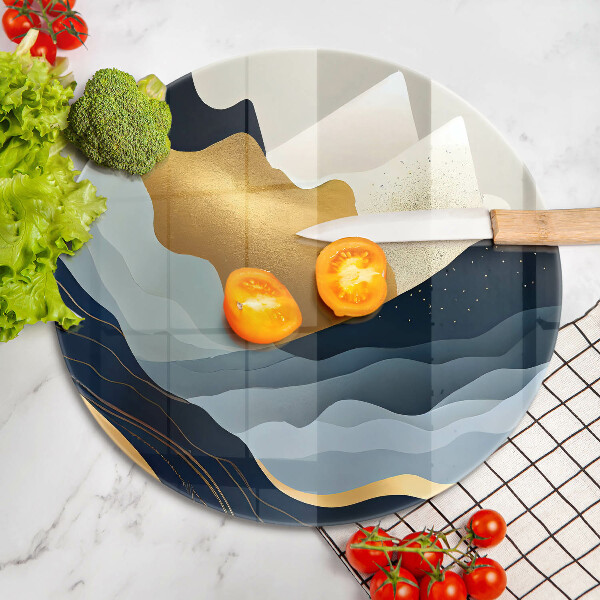 Cutting board Abstract mountains