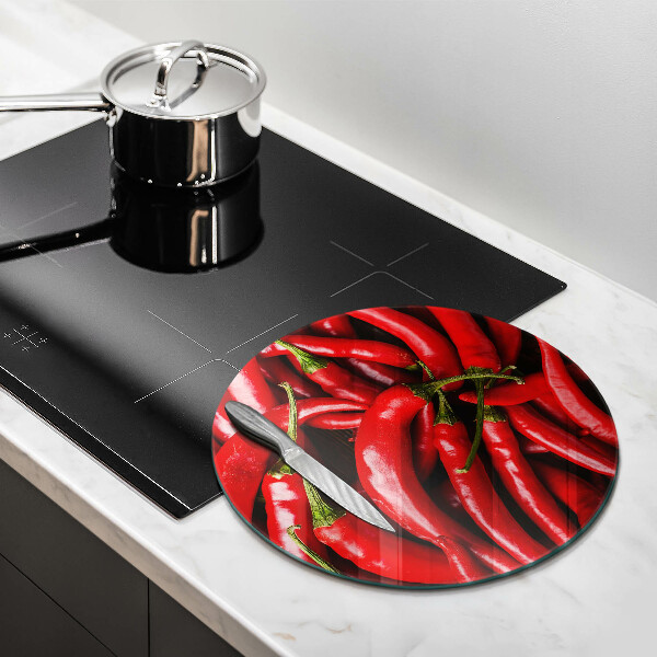 Cutting board Hot chili peppers