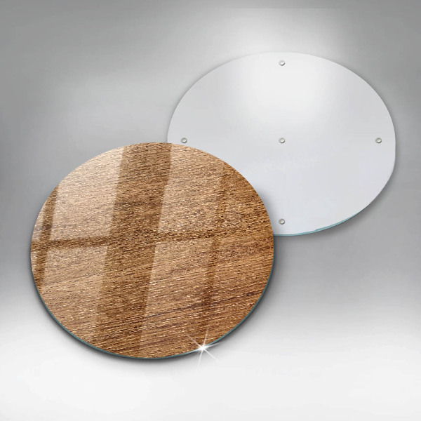 Glass worktop saver Wood texture board