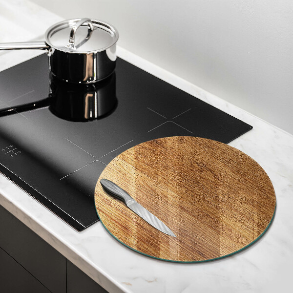 Glass worktop saver Wood texture board