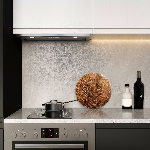 Glass worktop saver Wood structure