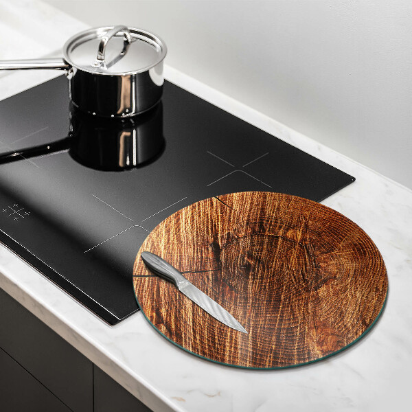 Glass worktop saver Wood structure
