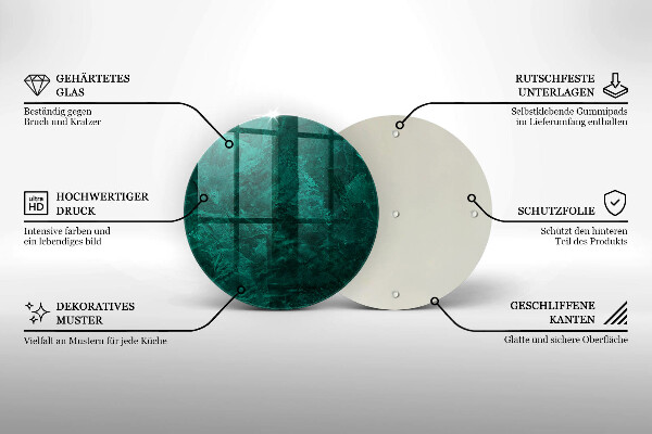 Glass worktop protector Stone background texture