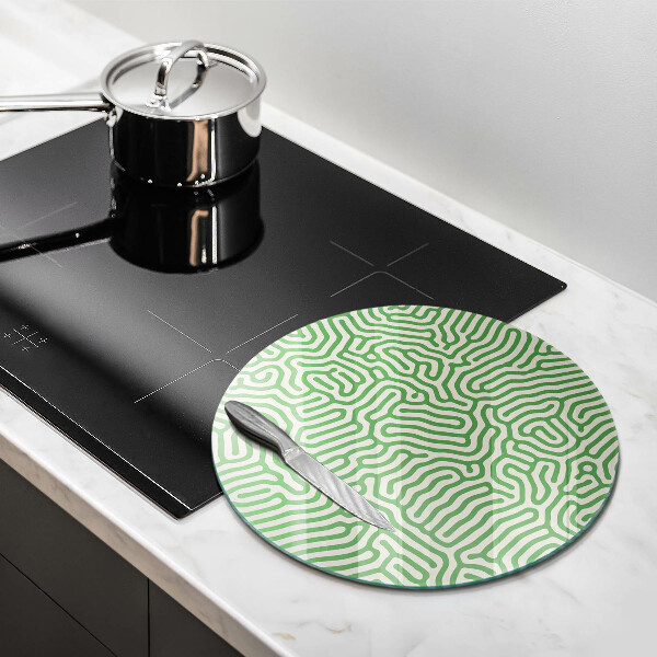 Glass worktop saver Abstraction lines