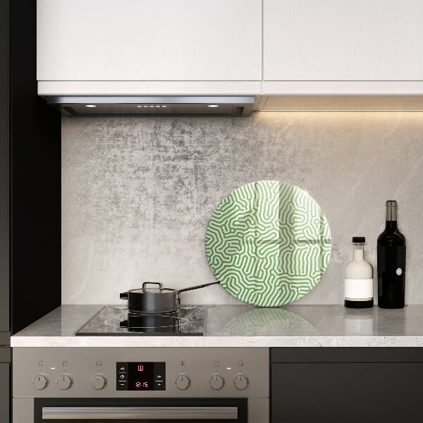 Glass worktop saver Abstraction lines