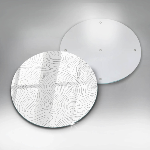 Glass worktop saver Abstraction shapes