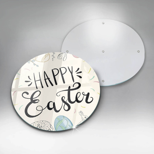 Glass worktop protector Happy Easter