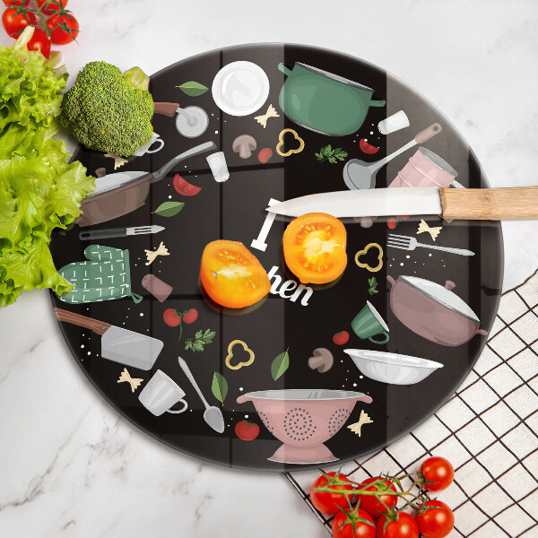 Glass worktop saver Illustration I Love Kitchen