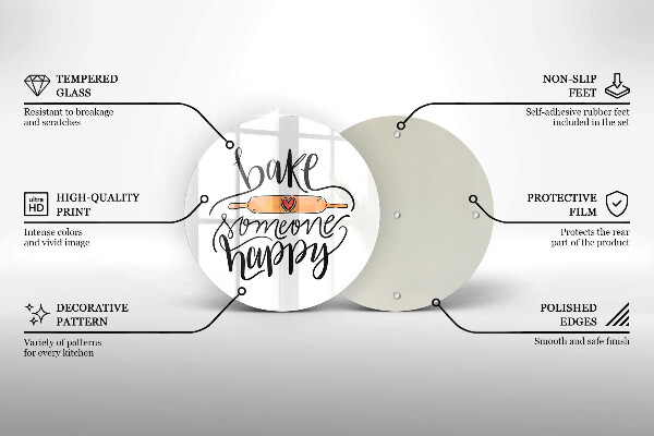 Glass worktop saver Bake some happy