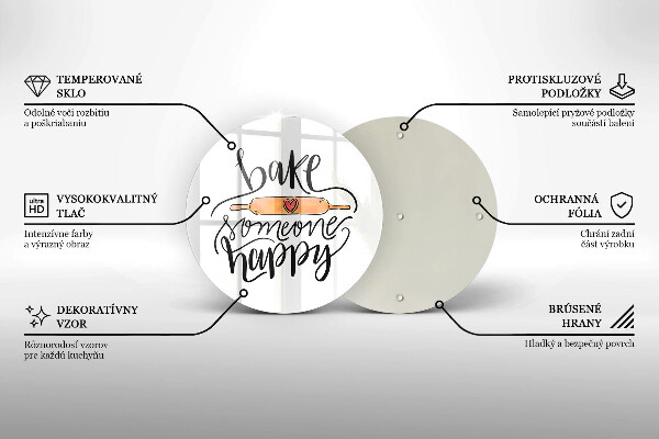 Glass worktop saver Bake some happy