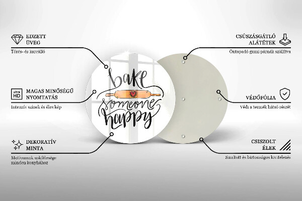 Glass worktop saver Bake some happy