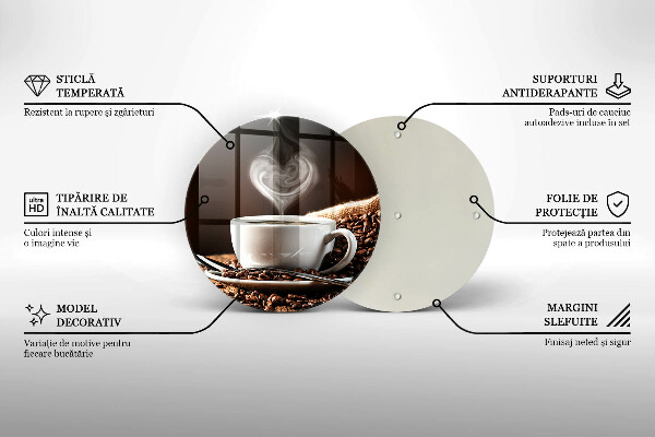 Kitchen worktop protector Coffee and cup