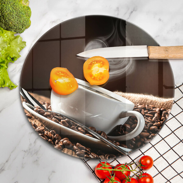 Kitchen worktop protector Coffee and cup