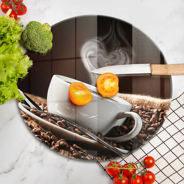 Kitchen worktop protector Coffee and cup