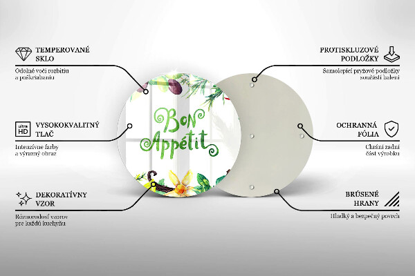 Kitchen worktop protector The inscription Bon Appetit