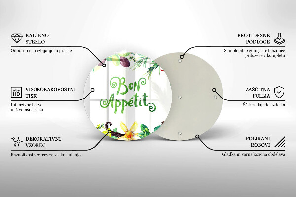 Kitchen worktop protector The inscription Bon Appetit