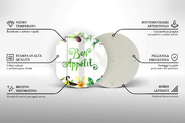 Kitchen worktop protector The inscription Bon Appetit