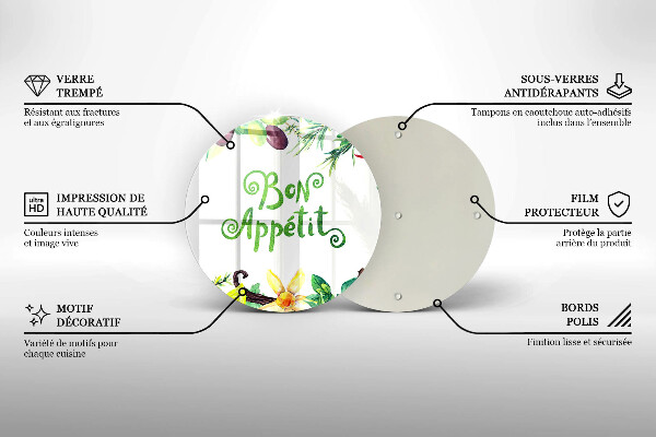 Kitchen worktop protector The inscription Bon Appetit